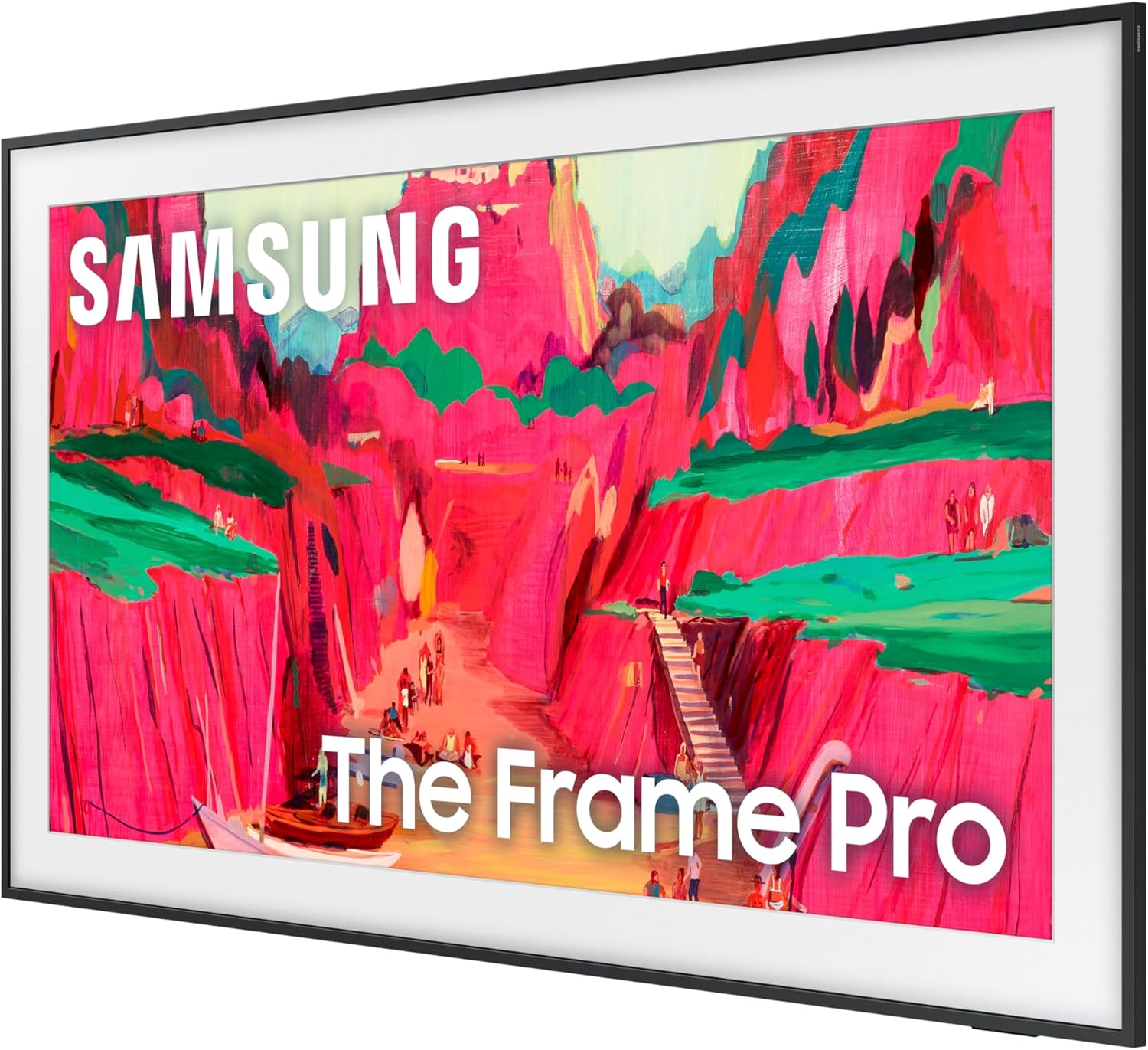 Samsung The Frame QLED TV displaying artwork